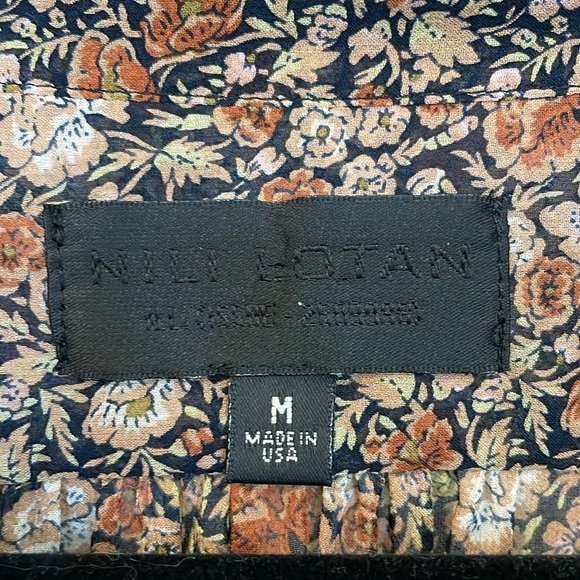 Nili Lotan Floral Sheer Blouse - Picture 2 of 5